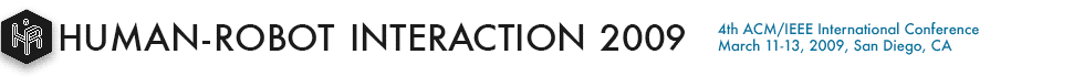 Human-Robot Interaction 2009